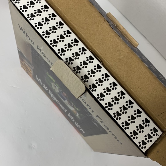 Cobble Creek | Who Rescued Whom Dog Pet Picture Frame | Distressed Wooden Frame - Picture 4 of 9